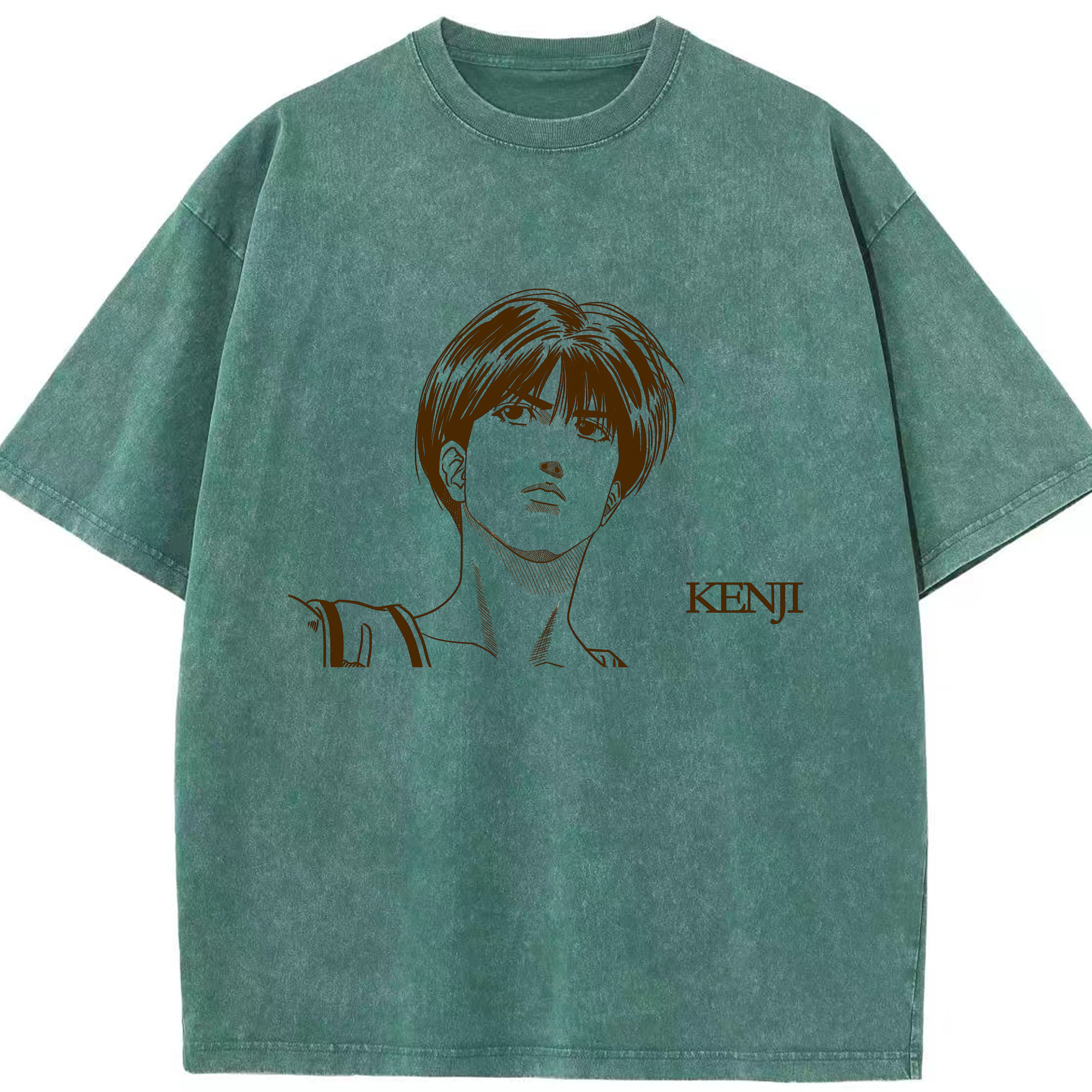 （画像用） SLAM DUNK／スラムダンク 綿100% ヴィンテージ風 半袖Tシャツ（フロントプリント）